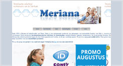 Desktop Screenshot of meriana.be